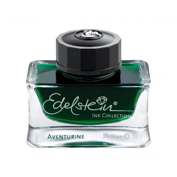 Pelikan Edelstein Ink Aventurine - Green Fountain Pen Ink, 50 ml Glass Bottle 339366