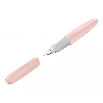 Pelikan Griffix Fountain Pen Cartridge System Rose Medium Nib for Right-Handed Beginners 822213