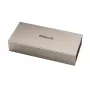 Pelikan M205 Fountain Pen - Black with Silver Trim, Medium Nib 971945