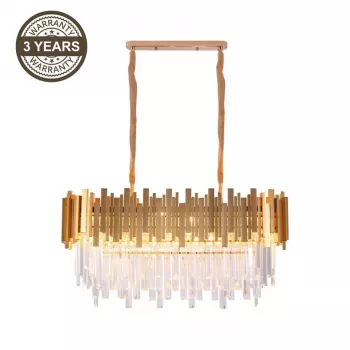 Pendant Lamp SANNA 8XE14 Black