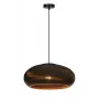 Pendant Light Paper E27 Brown/Black