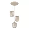 PENDING ROMAZZINA 3XE27 900687 SAND - 3-Light E27 Ceiling Pendant, Sand Finish, Adjustable Height, Dimmable
