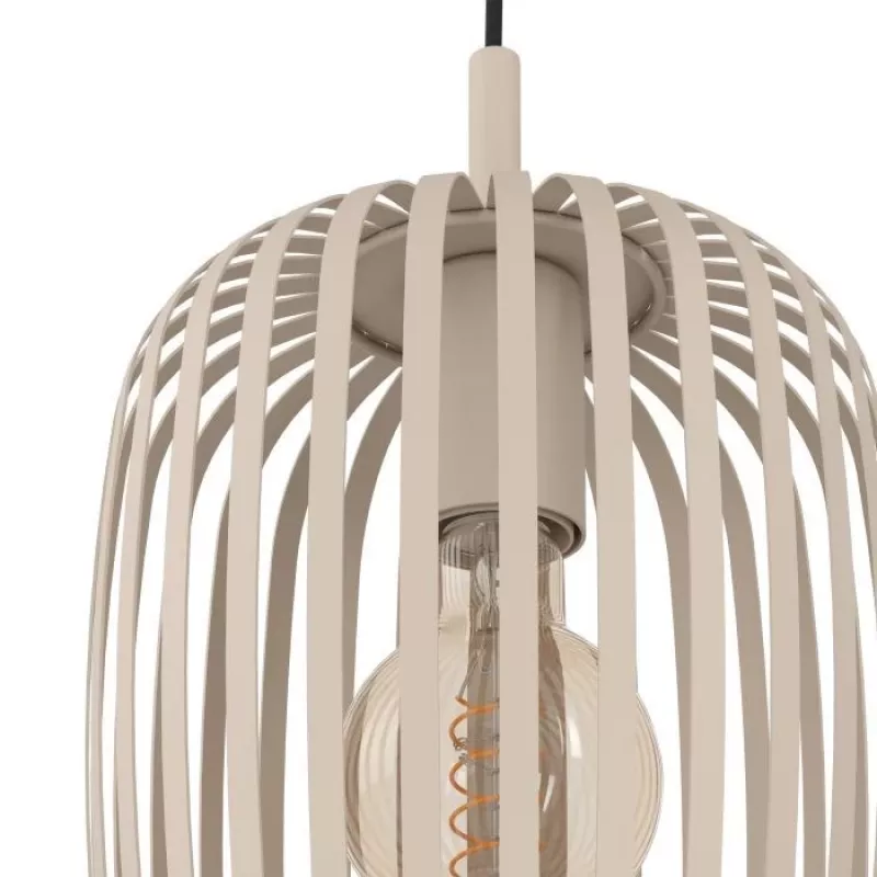 PENDING ROMAZZINA 3XE27 900687 SAND - 3-Light E27 Ceiling Pendant, Sand Finish, Adjustable Height, Dimmable