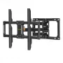 Perlegear PGLF12-EU Full Motion TV Wall Mount for 42-82 inch TVs, 60 kg Capacity, Black