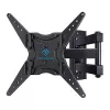 PERLESMITH PSMFK1-EU Fixed TV Wall Mount for 26-60 Inch TVs, Low Profile, 45 kg Capacity, VESA 75x75 to 400x400 mm, Black