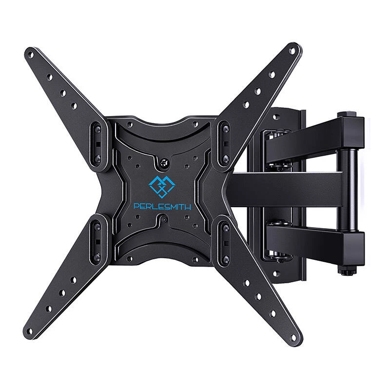 PERLESMITH PSMFK1-EU Fixed TV Wall Mount for 26-60 Inch TVs, Low Profile, 45 kg Capacity, VESA 75x75 to 400x400 mm, Black