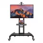PERLESMITH PSTVMC05-US Full Motion TV Mount for 32-82 Inch TVs, Dual Articulating Arms, 60 kg Capacity, VESA 200x100 to 600x400, Black