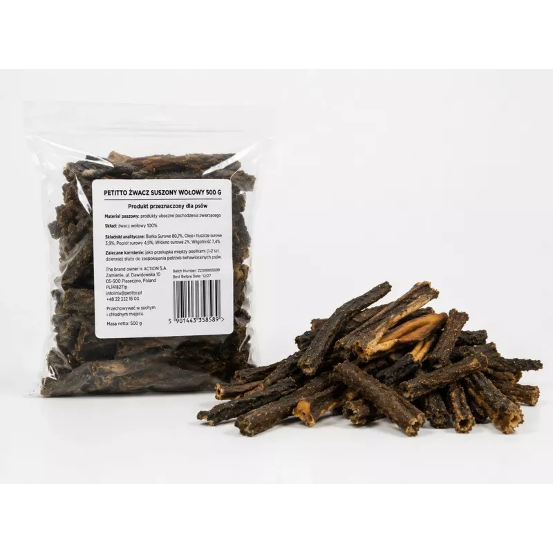 PETITTO Dried Beef Chew 500g