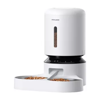 PETLIBRO Granary Food Dispenser with Double Bowl, WiFi, 5L, White