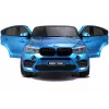 PETMEX Battery-Powered Car for Children BMW X6M Blue Lacquered