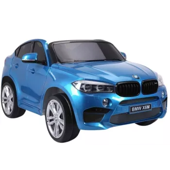 PETMEX Battery-Powered Car for Children BMW X6M Blue Lacquered