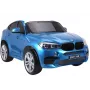 PETMEX Battery-Powered Car for Children BMW X6M Blue Lacquered