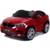 PETMEX Battery-Powered Car New BMW X6M SUV LED Lights MP3 Red Lacquered