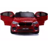 PETMEX Battery-Powered Car New BMW X6M SUV LED Lights MP3 Red Lacquered