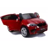 PETMEX Battery-Powered Car New BMW X6M SUV LED Lights MP3 Red Lacquered