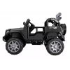 PETMEX Battery-Powered Jeep HP012 for Kids with LED Lights and MP3, Black