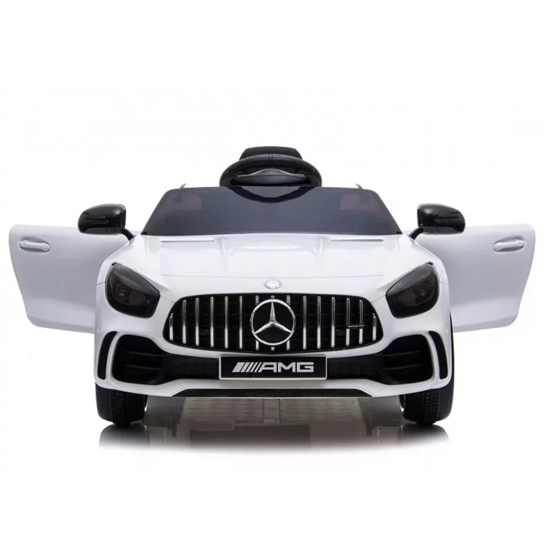 PETMEX Mercedes-AMG GTR 12V Kids Electric Ride-On Car - White