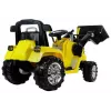 PETMEX ZP1005 Children's Electric Tractor Excavator with Moving Bucket, Yellow