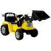 PETMEX ZP1005 Children's Electric Tractor Excavator with Moving Bucket, Yellow