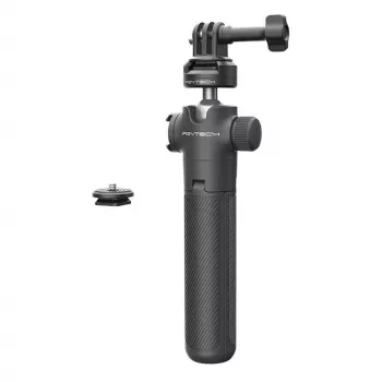 PGYTECH Professional Tripod for Sports Camera – Black with Mantis Mode Clamp, Handheld Grip & Desktop Tripod