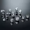 PHANTEKS G1/4 inch Chrome Plated Brass Stop Plug