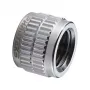 Phanteks Glacier G1/4 Female-to-Female Adapter Fitting - Chrome
