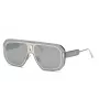 PHILIPP PLEIN MAN SPP050-99579X Sunglasses Black Acetate Grey Lens 57mm