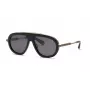 PHILIPP PLEIN MAN SPP151M570700 Sunglasses Black Acetate Grey Lens 57mm