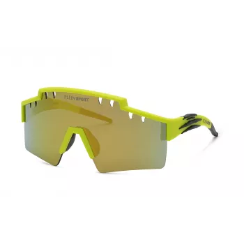 PHILIPP PLEIN MAN Sunglasses SSP001-991KCX Oversized Shield Black Grey UV400