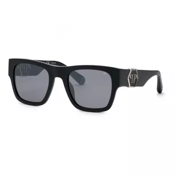 Philipp Plein Men's Sunglasses SPP042M54703X - Black Frame, Grey Lens, 54mm