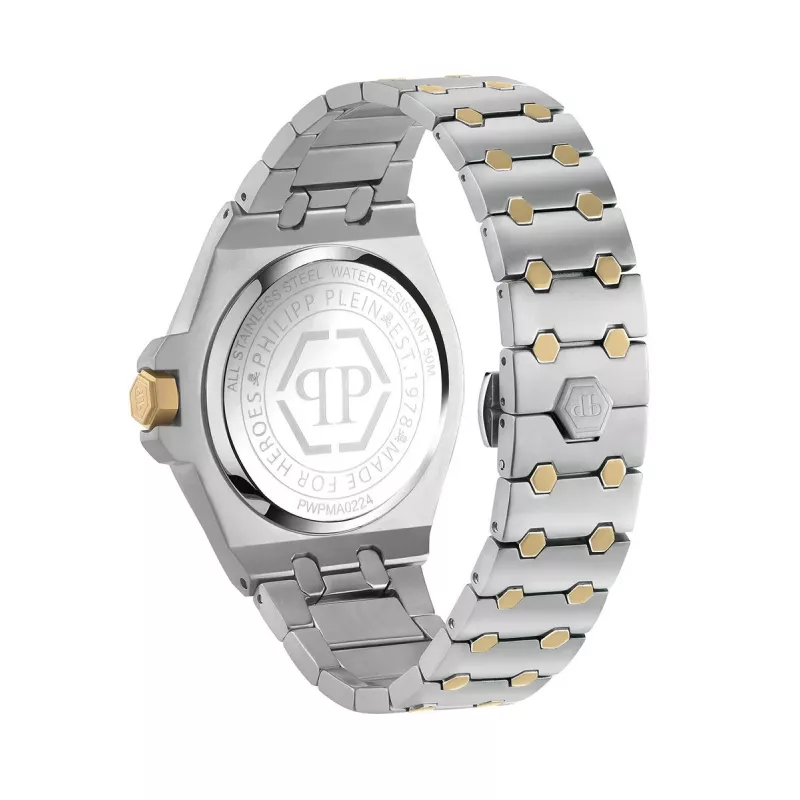 Philipp Plein Men's Watch PWPMA0224 43mm Black Dial Silicone Strap