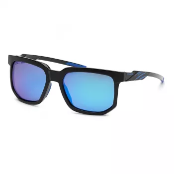 Philipp Plein Sport Men's Rectangular Sunglasses SSP011-56Z42Z - Black Frame Grey Lens 56/18/135 mm