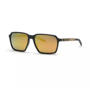 Philipp Plein Sport Men's Sunglasses SSP012-59Z42P - Black Acetate Frame, Grey Polarized Lenses, 59/16/145 mm