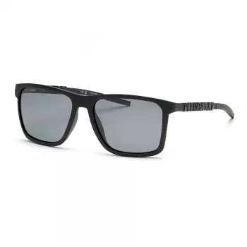 Philipp Plein Sport Men's Sunglasses SSP013-58U28P - Black Acetate Frame, Grey Polarized Lenses, 58/17/145 mm