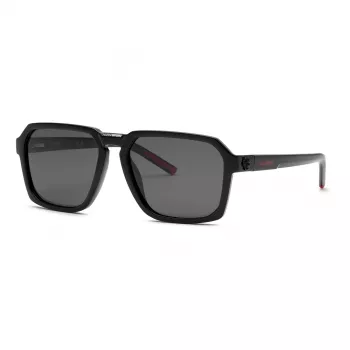 Philipp Plein Sport Men's Sunglasses SSP030-59Z42P - Polarized Acetate Frame, Grey Lenses, 59/17/145 mm