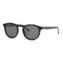 Philipp Plein Sport Men's Sunglasses SSP035-520722 Black Rectangular Acetate Frame Grey Lens 52mm