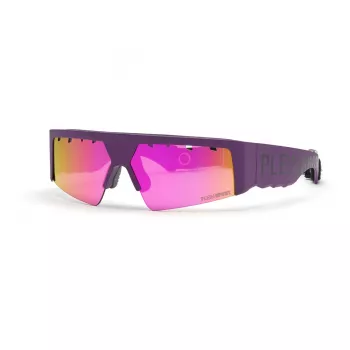 Philipp Plein Sport SSP006-71GEAV Men's Sunglasses, Black Frame, Grey Lens, 71/12/130 mm