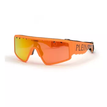 PHILIPP PLEIN SPORT SSP007-99B55A Men's Sunglasses - Black Frame, Grey Lens, UV400