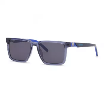 Philipp Plein Sport SSP034-5604AL Men's Rectangular Sunglasses - Black Frame Grey Lens 56/18/145 mm