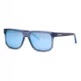 Philipp Plein Sport SSP037-59UA1P Men's Sunglasses - Shiny Black Acetate Frame, Smoke Polycarbonate Lenses, 59/16/150 mm