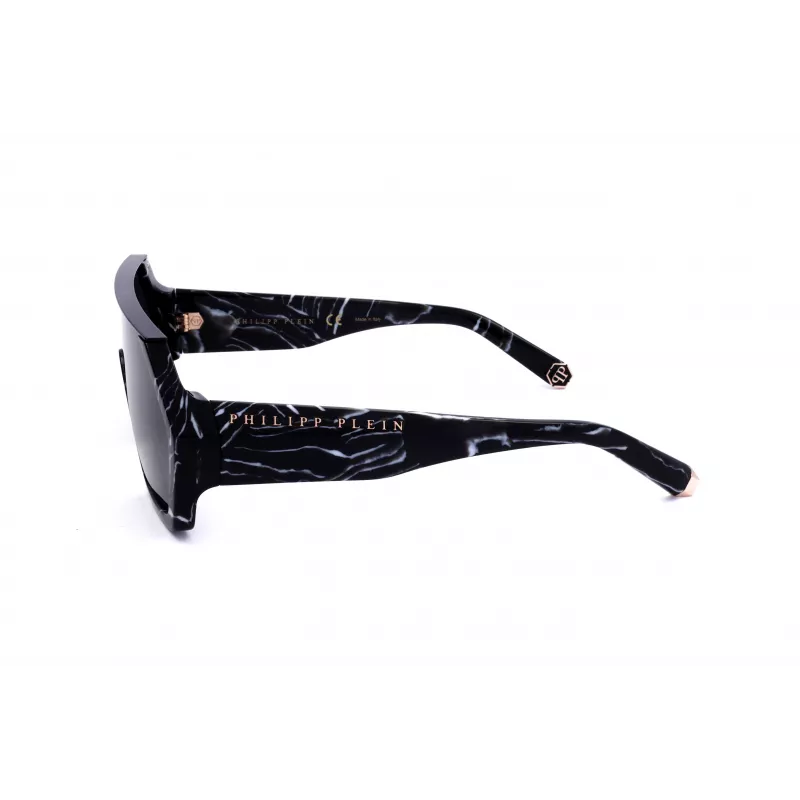 Philipp Plein SPP047-0Z21 Men's Sunglasses Black Frame Grey Lens 99mm