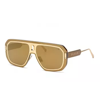 Philipp Plein SPP050-99300G Men's Sunglasses, Lens 99 mm, Bridge 0 mm, Temple 150 mm