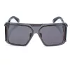 Philipp Plein SPP096M990I86 Men's Sunglasses Pilot Aviator Metal Black Grey Gradient UV400 99mm