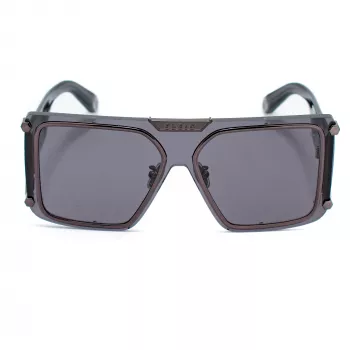 Philipp Plein SPP096M990I86 Men's Sunglasses Pilot Aviator Metal Black Grey Gradient UV400 99mm