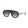 PHILIPP PLEIN SPP151V57700Y Men's Sunglasses - Black Acetate Frame, Grey Polycarbonate Lenses, 57mm