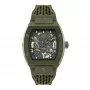 Philipp Plein The $kull Men's Watch PWVBA0223 44mm Stainless Steel Quartz Black Dial Silicone Strap