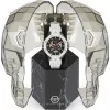 Philipp Plein The Skeleton Men's Automatic Watch PWPFA0724 46mm Black Silicone