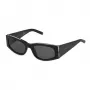 Philipp Plein Women's Cat Eye Sunglasses SPP025S550700 - Shiny Black Acetate, Smoke Lenses, UV400