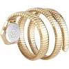 Philipp Plein Women's PWZAA0825 The $kull Quartz Watch 28mm Rose Gold Stainless Steel Black Silicone
