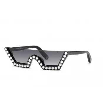 Philipp Plein Women's Sunglasses SPP031S990700 Black Frame UV400